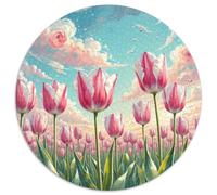Tulip 1000 Piece Jigsaw Puzzle for Adults Flowers Brainteasing Jigsaws Educational Games Fun Present & Activity 1000pcs (67.5x67.5cm)