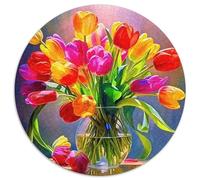 Tulip 1000 Piece Jigsaw Puzzle for Women, Men Flower Brainteasing Jigsaws Educational Games Fun Present & Activity 1000pcs (67.5x67.5cm)