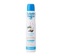 Tulip Black - Deo Spray - with Cotton Perfume & Powder - 200 ml