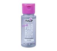 Tulip Brush-On Fabric Paint 2oz, Metallic Silver, As Detailed, One Size