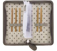 Tulip Carry C Interchangeable Bamboo Knitting Needle Set-Long Fine Gauge