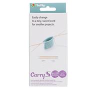 Tulip Long Interchangeable Knitting Needle, Silver, Brown, Beige, One Size