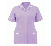 Tulip Classic Nurses Tunic Ladies Tunic CHLT1 Size: 6-32 - Hospital Blue (12, Lilac/White)