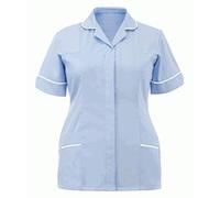 Tulip Classic Nurses Tunic Ladies Tunic CHLT1 Size: 6-32 - Sky Blue (30, Sky/White)