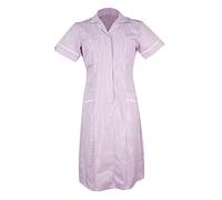 Tulip Classic STEPIN Dress with Stripes: Ladies Nurses Size: 6-32 (12, Lilac Stripe)
