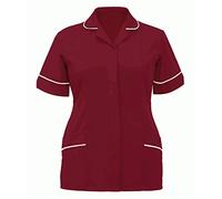Tulip Classic Tunic Ladies Tunic CHLT1 Size: 6-32 Burgundy/White (16)