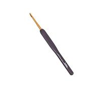 Tulip Crochet Hook, Black, Gold, One Size