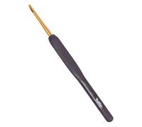 Tulip Crochet Hook, Black, Gold, One Size