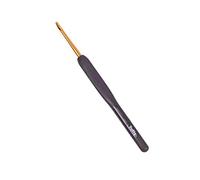 Tulip Crochet Hook, Black, Gold, One Size