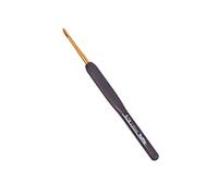Tulip Crochet Hook, Black, Gold, One Size