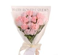 Tulip Decoration DIY Kit A Creative Approach to Making Beautiful Bouquets That Are Safe for Allergy Sufferers During Events (pink)