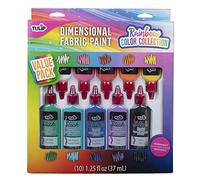 Tulip Dimensional Fabric Paint Mini Pen 10pcs, Color Collection, OSFA