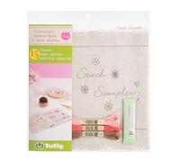Tulip Embroidery Sampler Book, Ecru, One Size