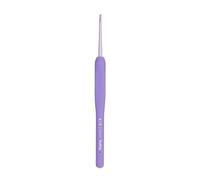 Tulip Etimo Murasaki Crochet Hook - Softgrip Ergonomic Aluminium Hook, Lightweight and Smooth Tip for All Yarn Types, Purple Handle, 2.50mm - 1 Piece