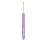 Tulip Etimo Murasaki Crochet Hook - Softgrip Ergonomic Aluminium Hook, Lightweight and Smooth Tip for All Yarn Types, Purple Handle, 5.50mm - 1 Piece