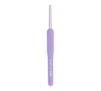 Tulip Etimo Murasaki Crochet Hook - Softgrip Ergonomic Aluminium Hook, Lightweight and Smooth Tip for All Yarn Types, Purple Handle, 5.00mm - 1 Piece
