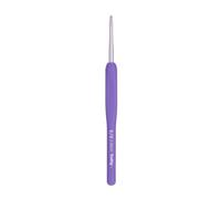 Tulip Etimo Murasaki Crochet Hook - Softgrip Ergonomic Aluminium Hook, Lightweight and Smooth Tip for All Yarn Types, Purple Handle, 3.00mm - 1 Piece