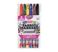 Tulip Fabric Markers fine Primary 6pcs, One Size