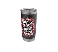 Tulip Flower Floral Spring Botanical Flower Lover Gift Idea Stainless Steel Insulated Tumbler