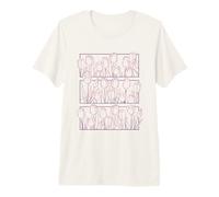 Tulip Flower Lovers Florist Dual Kawaii Bubble Goth Premium T-Shirt