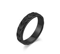 Tulip Flower Titanium Steel Ring, Women's Fashion Stainless Steel Plated 18K Gold Accessory
