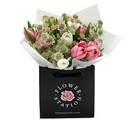 Tulip Fresh Flower Bouquet Delivered Next Day UK, All Occasions Tulip Selection, A Perfect Mothers Day Gifts, Birthday Flower Arrangement Mummy Gift
