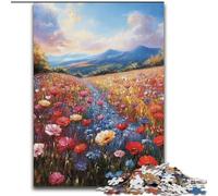 Tulip Garden 1000 Piece Jigsaw Puzzles for Teenagers, Challenging Game for Is Ideal As A Gift for The Whole Family (50x75cm)