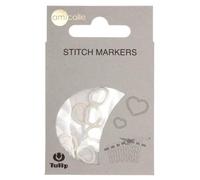 Tulip Heart Stitch Marker M White, 1 Piece