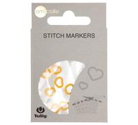 Tulip Heart Stitch Marker S Yellow - 1 piece