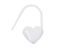 Tulip Heart Stitch Marker Small White - 1 Piece