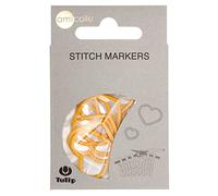 Tulip Heart Stitch Marker XL Yellow Knitting and Crochet Accessory 1 piece