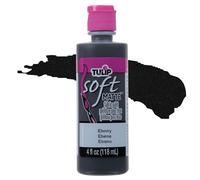 Tulip Soft Fabric Paint 4oz-Matte-Ebony, Other, Multicoloured, 6.14 x 7 x 15.2 cm