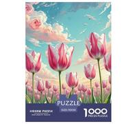 Tulip Jigsaw Puzzle Adult And Children 1000 Jigsaws Educational Games Home Decoration Rainy Days Fun Activities Birthday Jumbo for Boys And Girls 70x50cm/1000pcs