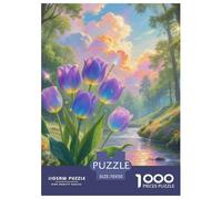 Tulip Jigsaw Puzzle Adult And Children Educational Games Home Decoration Rainy Days Fun Activities Birthday Jumbo Age 12+ for Adults 70x50cm/1000pcs