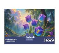 Tulip Jigsaw Puzzles for Adult Challenge Toy 1000 Pieces Puzzle for Kids. Educational Games Home Decoration38x26cm/1000pcs