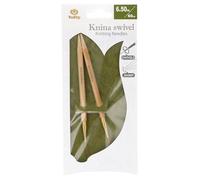 Tulip Knitting Needles, Bamboo, Beige, 60 cm x 6.5 mm