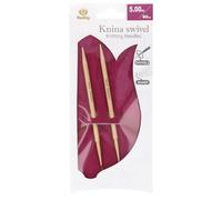 Tulip Knina Swivel Circular Needle 80 cm 5.0 mm - 1 piece Beige/Gold/Bronze