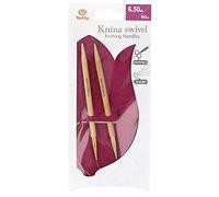 Tulip Knitting Needles, Bamboo, Beige, 80 cm x 6.5 mm