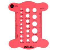 Tulip Knitting Needle Gauge, Pink, 1 piece