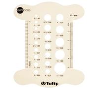 Tulip Knitting Needle Gauge, White, One Size