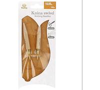 Tulip Knitting Needles, Bamboo, Beige, 40 cm x 10 mm