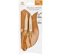 Tulip Knitting Needles, Bamboo, Beige, 40 cm x 12 mm