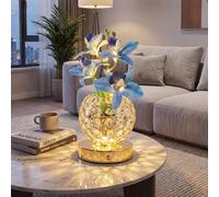 Tulip LED Table Lamp Rechargeable Cordless Touch Dimming Artificial Butterfly Orchid Sunflower Bedside Lamp Light up Sign Romantic Gifts for Bedroom Women Mom