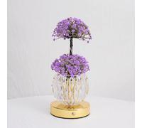 Tulip LED Table Lamp Rechargeable Cordless Touch Dimming Artificial Butterfly Orchid Sunflower Bedside Lamp Light up Sign Romantic Gifts for Bedroom Women Mom