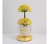 Tulip LED Table Lamp Rechargeable Cordless Touch Dimming Artificial Butterfly Orchid Sunflower Bedside Lamp Light up Sign Romantic Gifts for Bedroom Women Mom