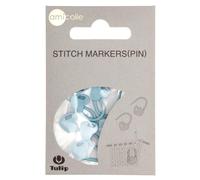 Tulip Lockable Heart Stitch Marker, Blue - 1 piece