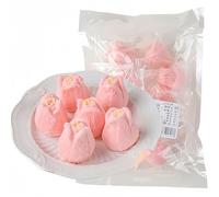 Tulip Marshmallow (100g) Cotton Candy,Soft & Fluffy, Sweet Floral Taste, Perfect for Snacks and Dessert Topping Ideas for Cocktails, Desserts, and Party Garnish