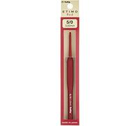 Tulip Needle Company Crochet Hook Size 5, Thermoplastic Elastomers, Red, 3 mm