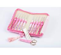 Tulip Needle Company Tulip Etimo Rose Lace Crochet Hook Set, Multi-Colour, 2.54 x 21.59 x 20.32 cm