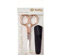 Tulip Needle Company TIC-001E Curved Embroidery Scissors-W/Sheath